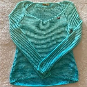 Hollister off the shoulder knitted shirt